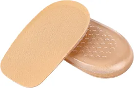 1/2 Inch Heel Lifts for Leg Length Discrepancy Gel Height Increasing Insoles Soft Shoe Lifts for Women Men Uneven Legs Comfort Half Foot Insoles for Heel Pain