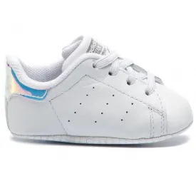 Adidas Originals scarpe da culla Stan Smith Crib CG6543 bianco argento
