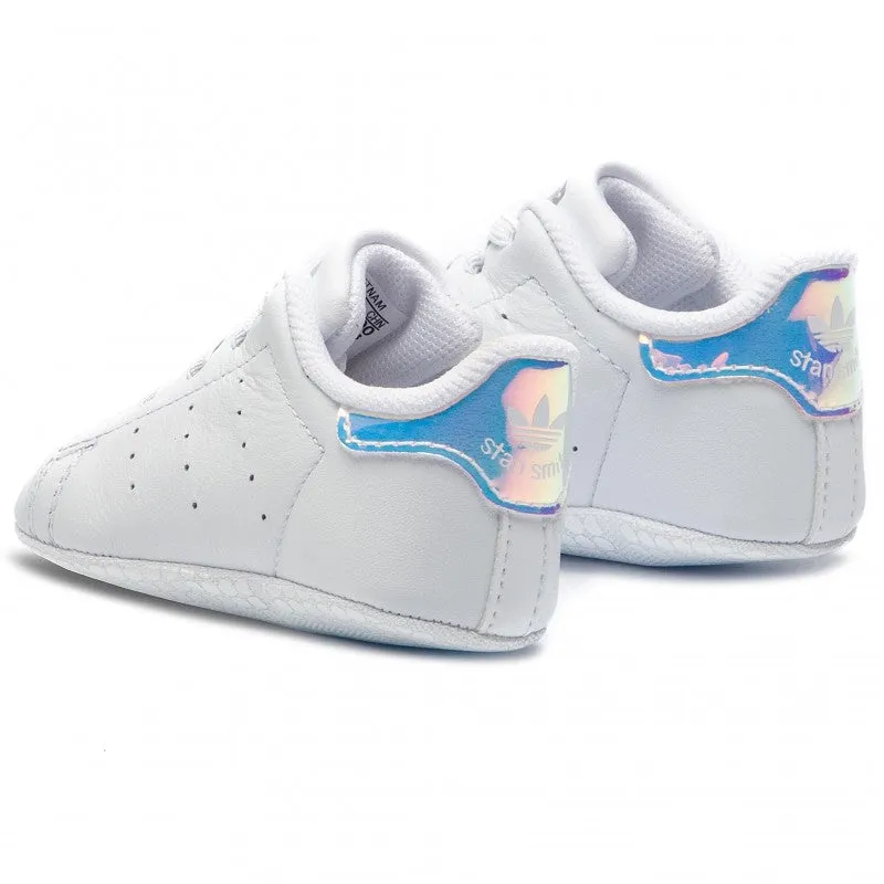 Adidas Originals scarpe da culla Stan Smith Crib CG6543 bianco argento