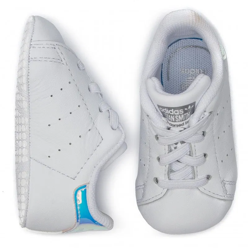 Adidas Originals scarpe da culla Stan Smith Crib CG6543 bianco argento