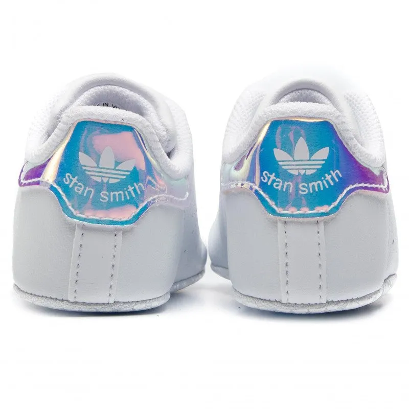 Adidas Originals scarpe da culla Stan Smith Crib CG6543 bianco argento