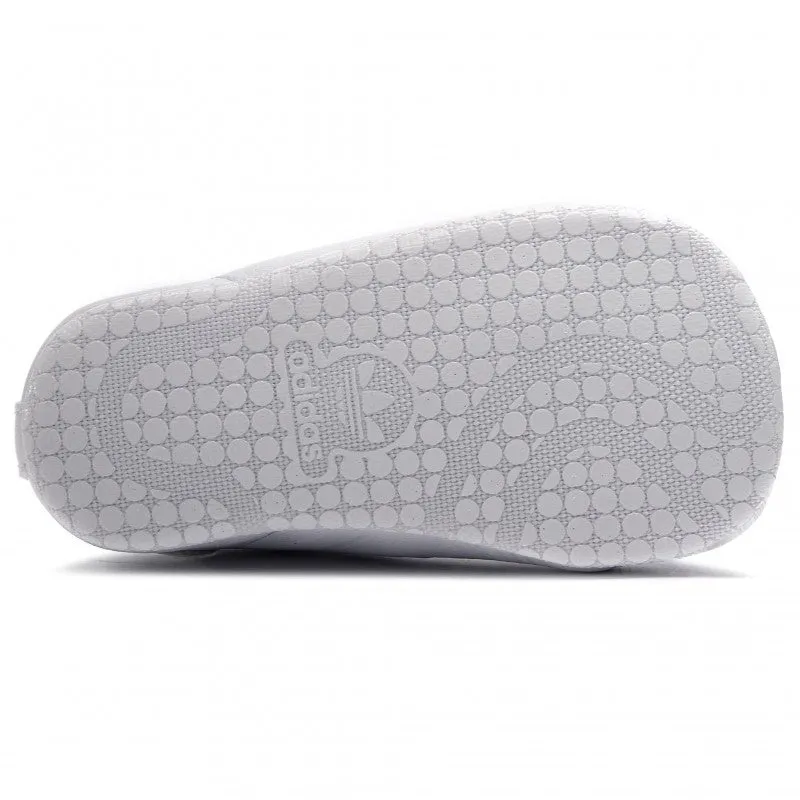 Adidas Originals scarpe da culla Stan Smith Crib CG6543 bianco argento
