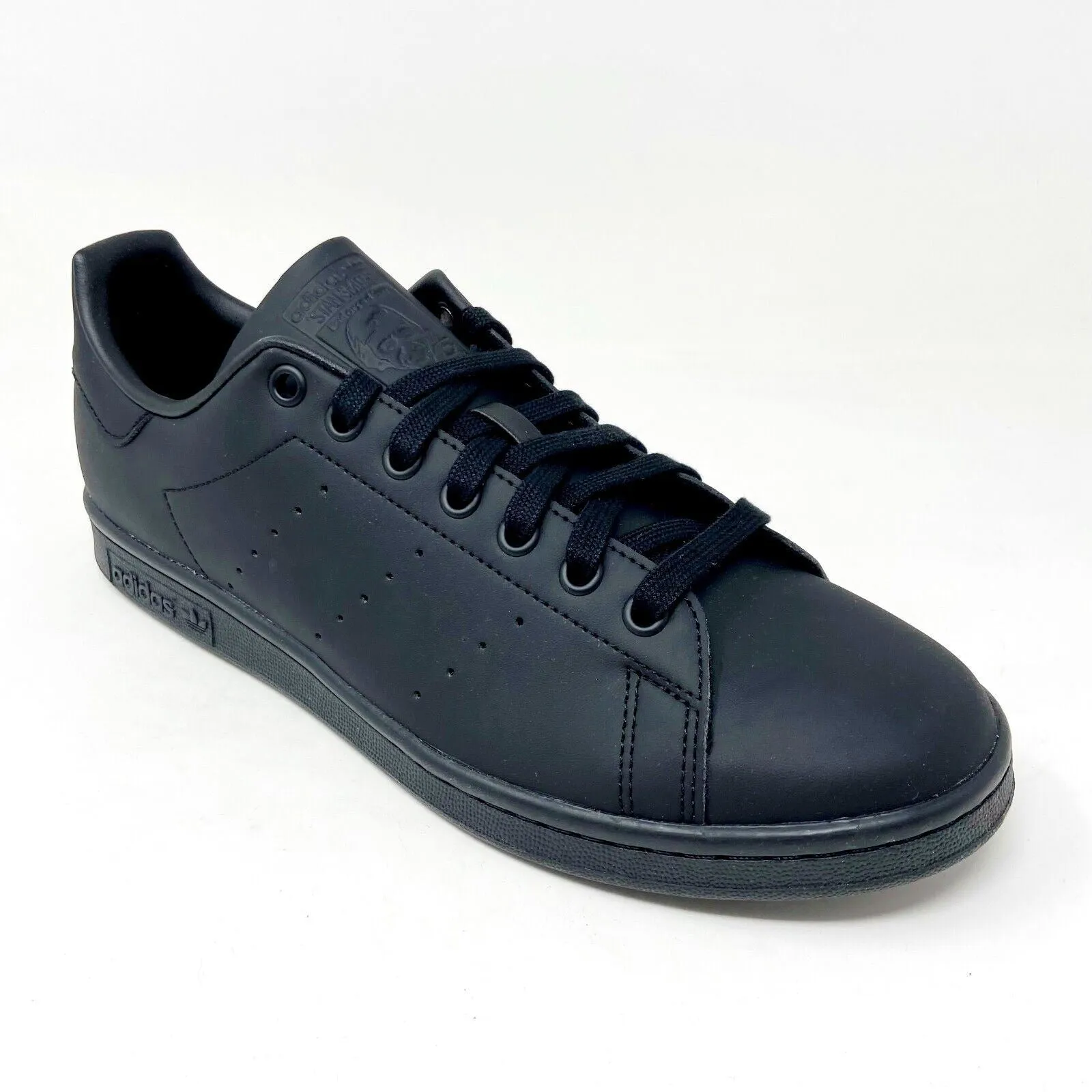 Adidas Originals Stan Smith Triple Black Mens Size 9.5 Casual Sneakers FX5499