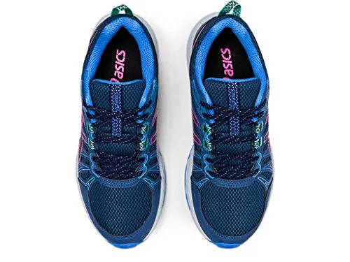 ASICS Women's Gel-Venture 7 Running Shoes, 8, Peacoat/HOT Pink