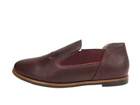 Boutaccelli  Plum Embossed Elastic Slip On Alton