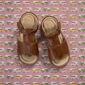 Boy Sandal Natural Brown