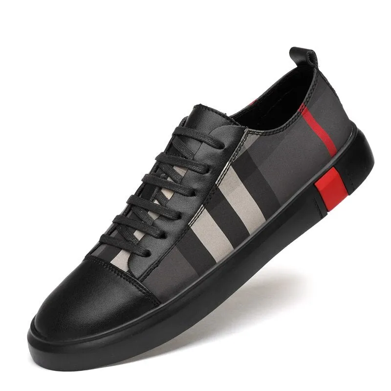 Designer Plaid Fashion Casual Luxury Sneakers