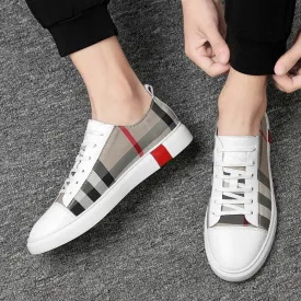 Designer Plaid Fashion Casual Luxury Sneakers