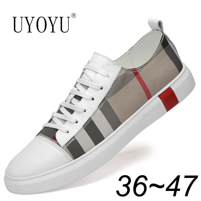 Designer Plaid Fashion Casual Luxury Sneakers