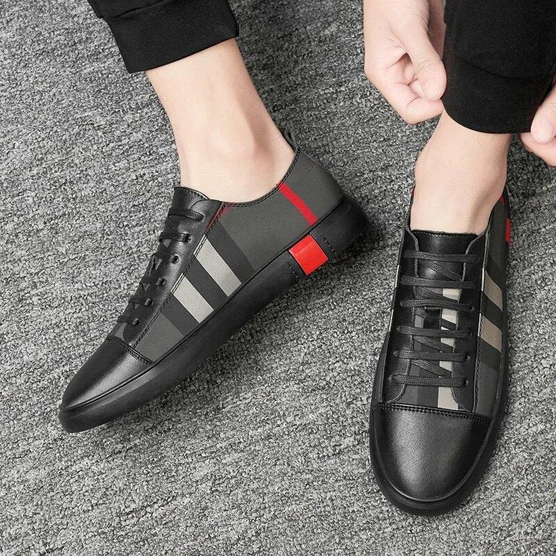 Designer Plaid Fashion Casual Luxury Sneakers