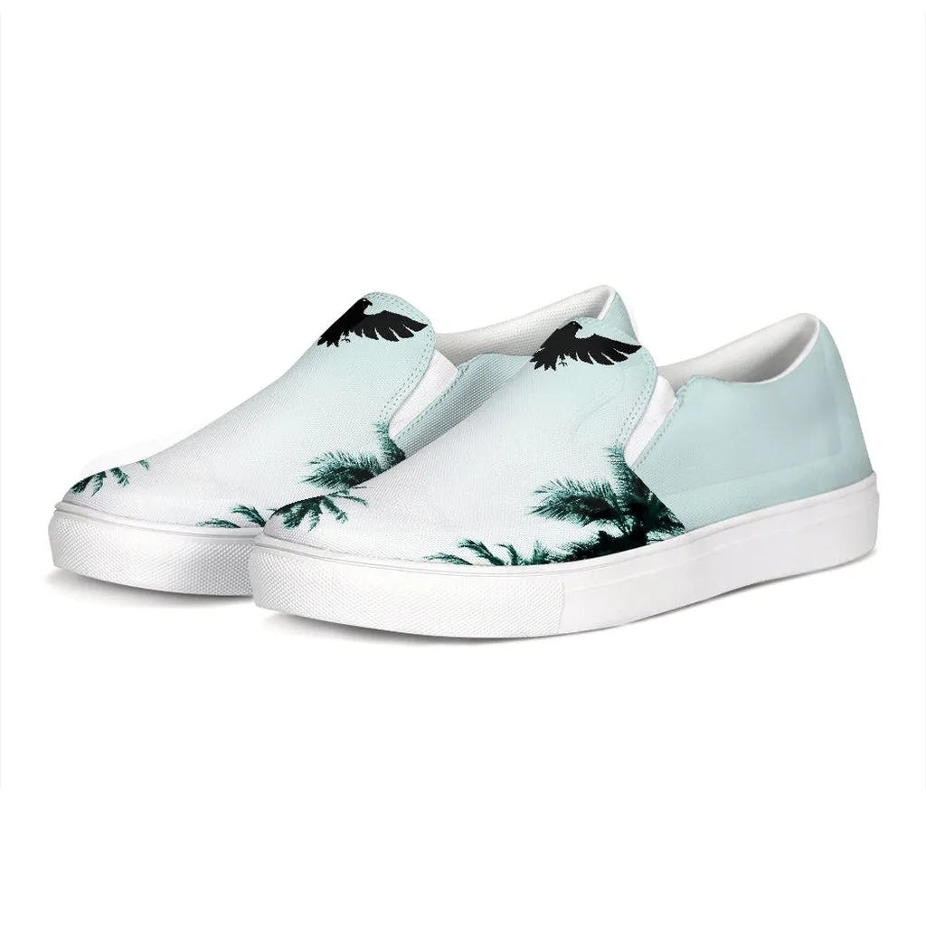 Men's Light Green Weekender Canvas Casual Slip-On Shoe