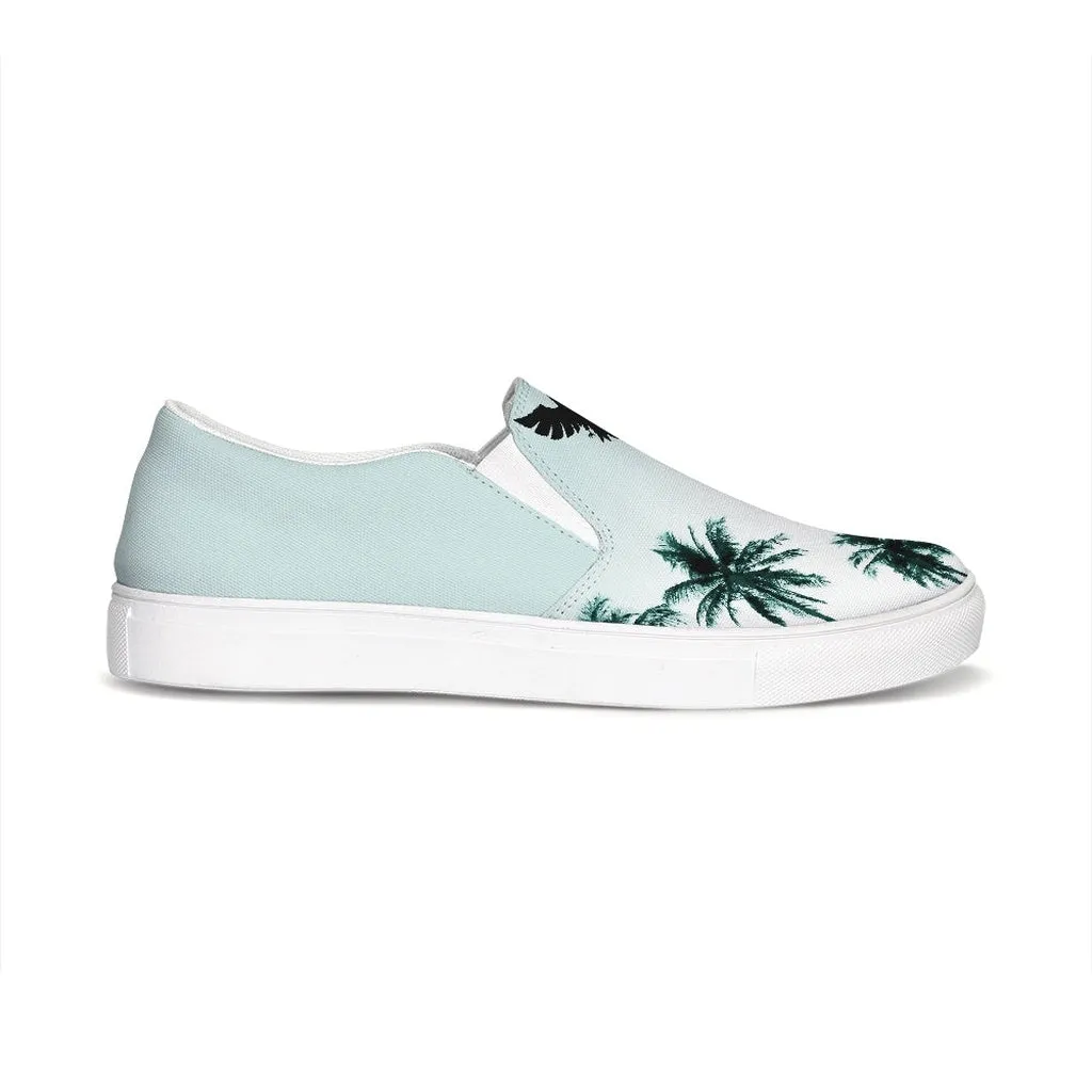 Men's Light Green Weekender Canvas Casual Slip-On Shoe