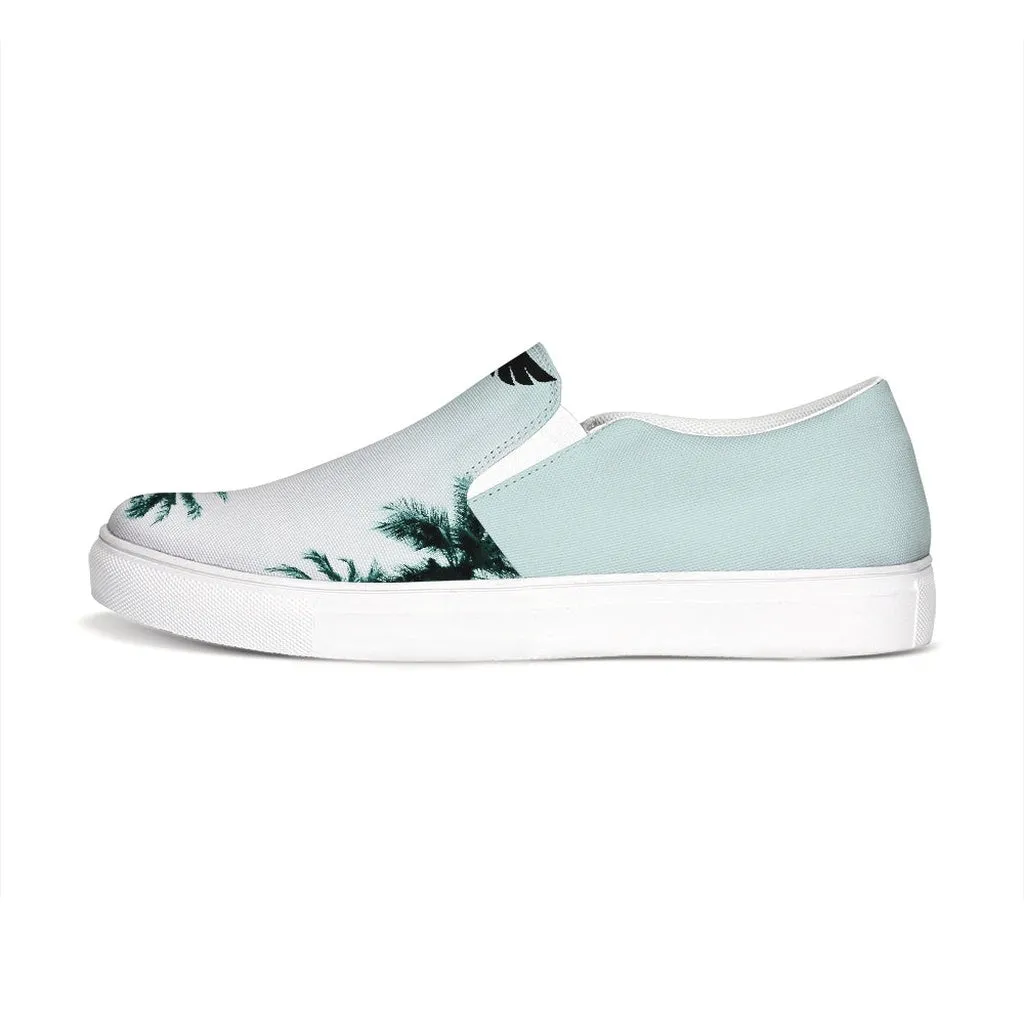 Men's Light Green Weekender Canvas Casual Slip-On Shoe