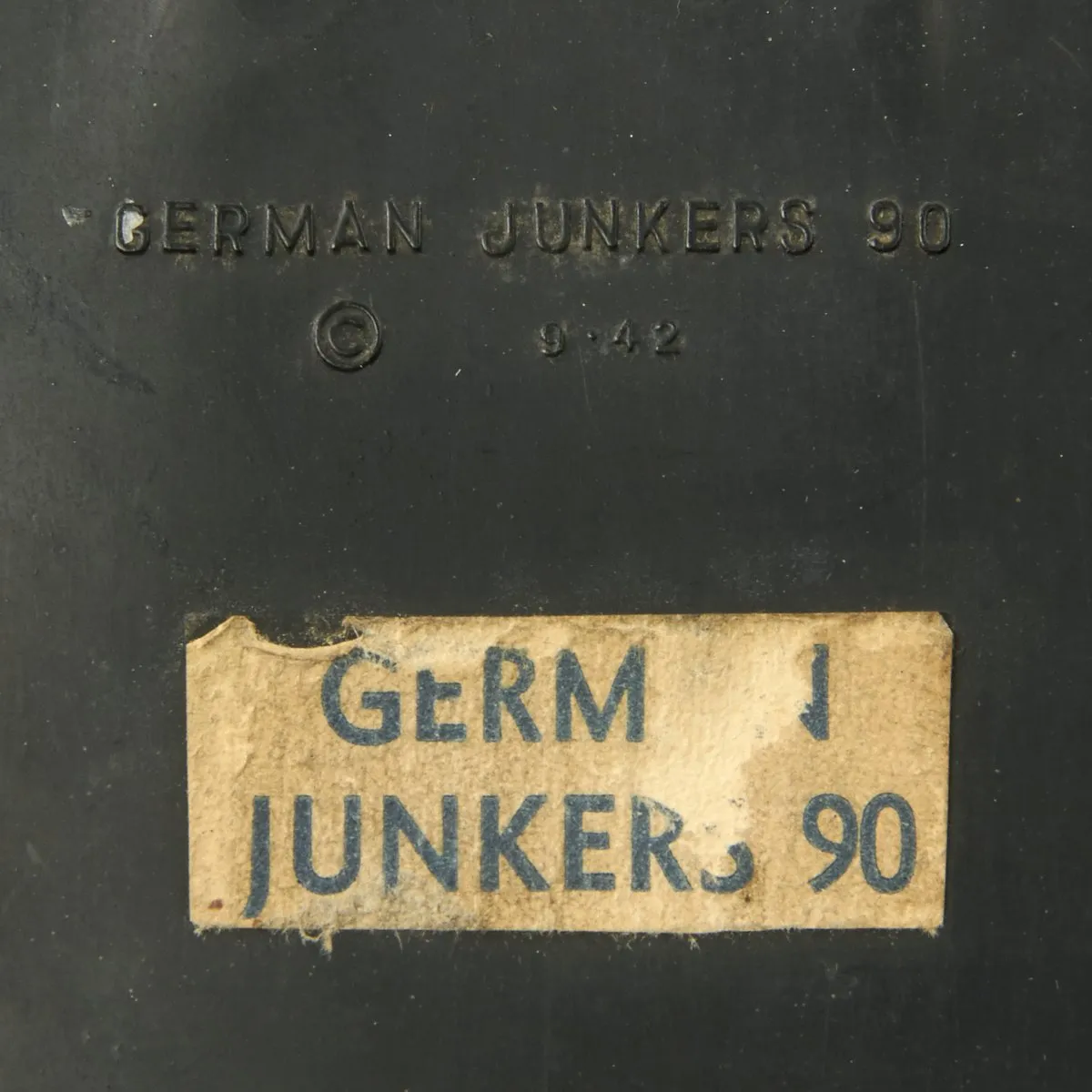 Original U.S. WWII German Luftwaffe Junkers JU-90 Recognition Model Airplane by Cruver