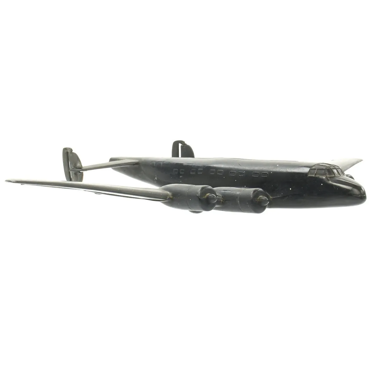 Original U.S. WWII German Luftwaffe Junkers JU-90 Recognition Model Airplane by Cruver