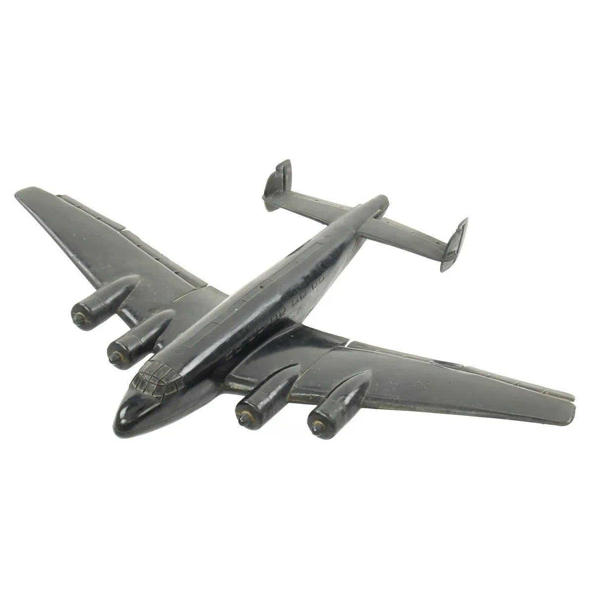 Original U.S. WWII German Luftwaffe Junkers JU-90 Recognition Model Airplane by Cruver