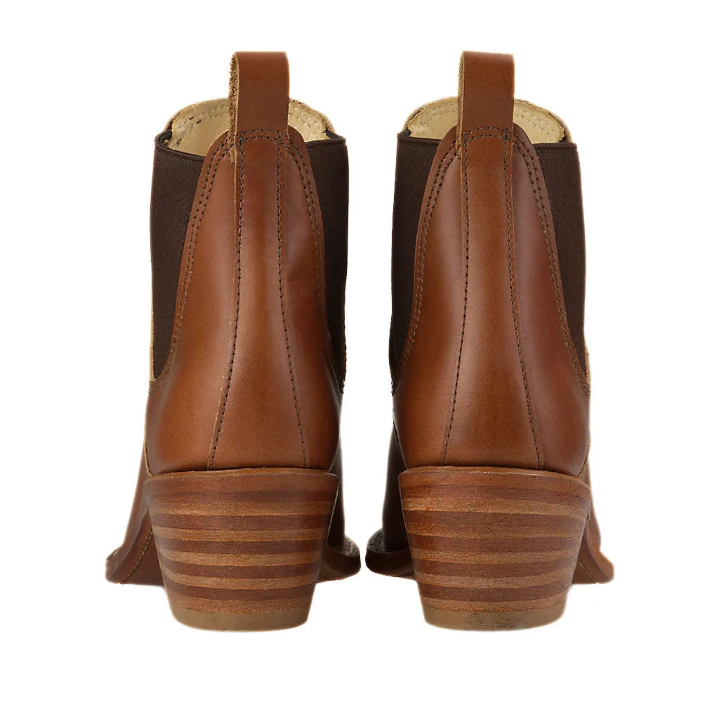 Red Wing Harriet Ankle Boot in Cognac