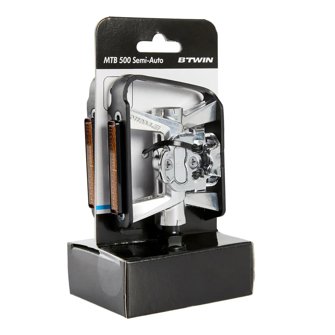 Rockrider 500 Dual Function Shimano Spd Compatible Mountain Bike Pedals
