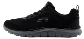 Skechers Track Broader Black Charcoal Mens Trainers Shoes