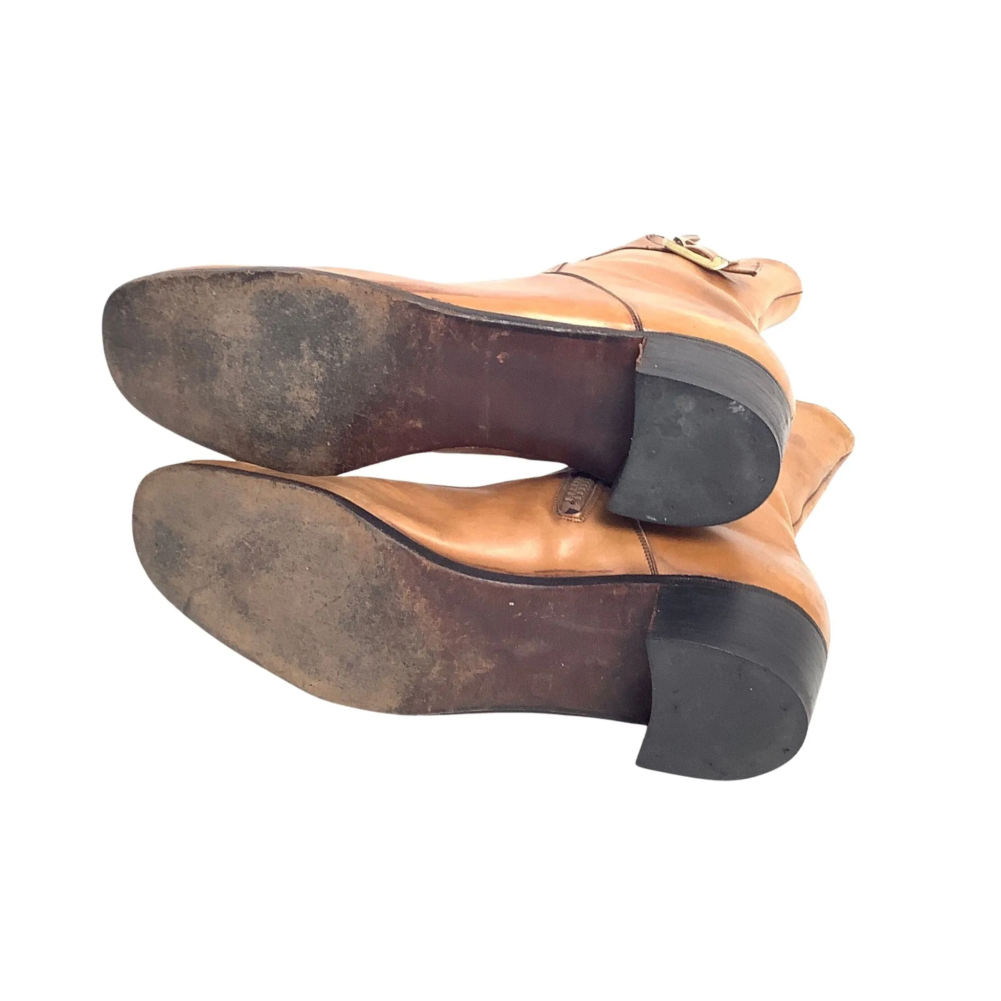 Tan Leather Ankle Boots