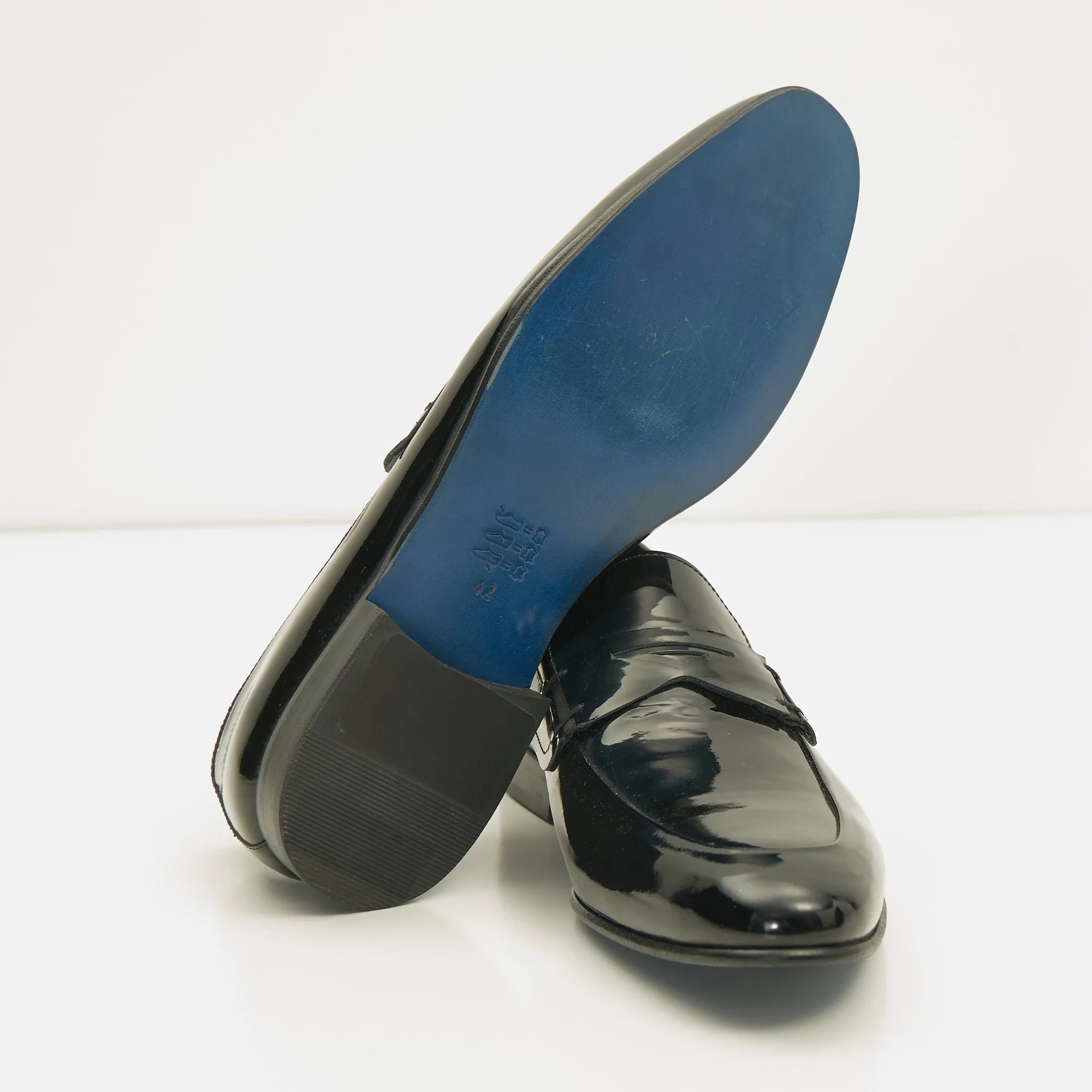 Tuxedo Patent Loafer - Black