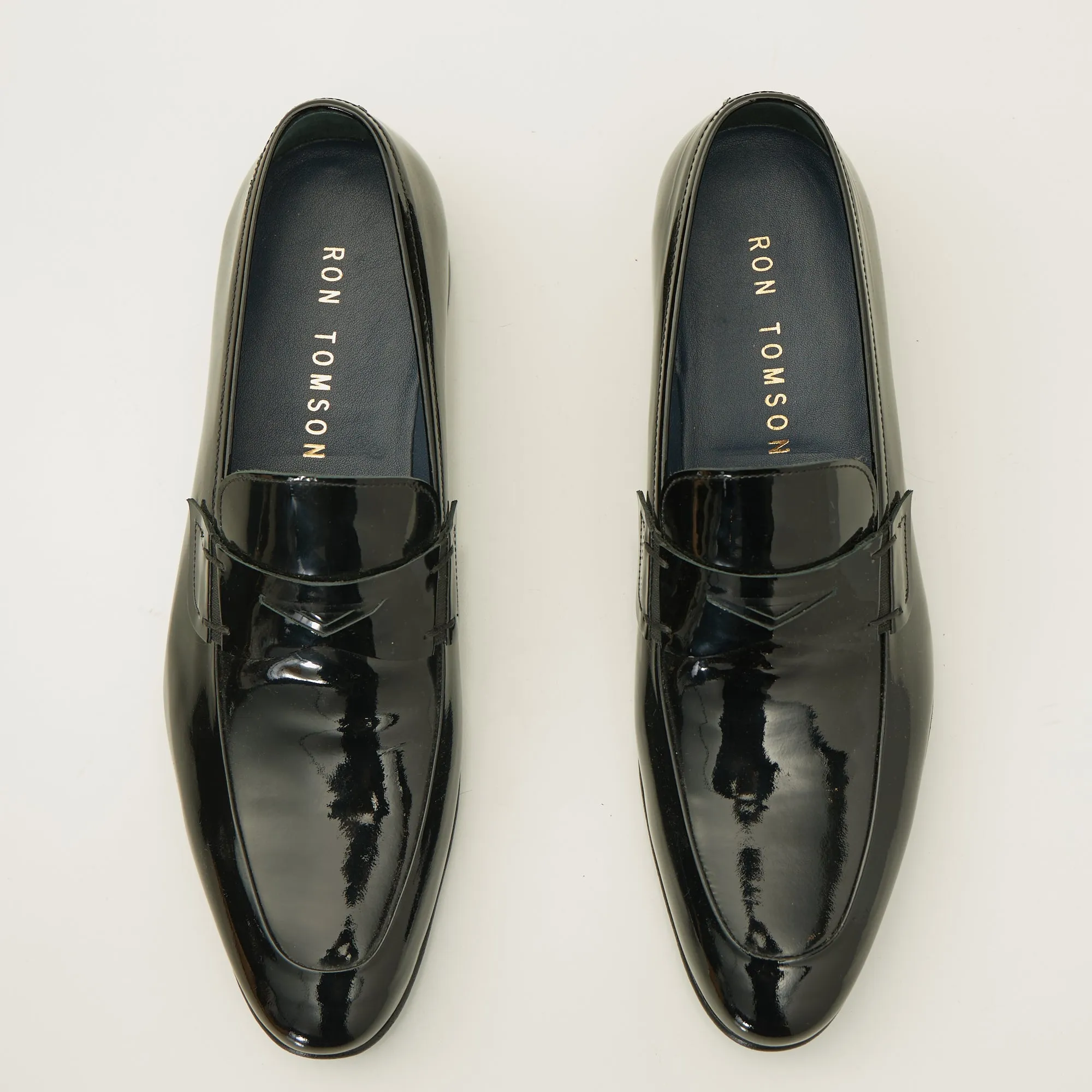 Tuxedo Patent Loafer - Black