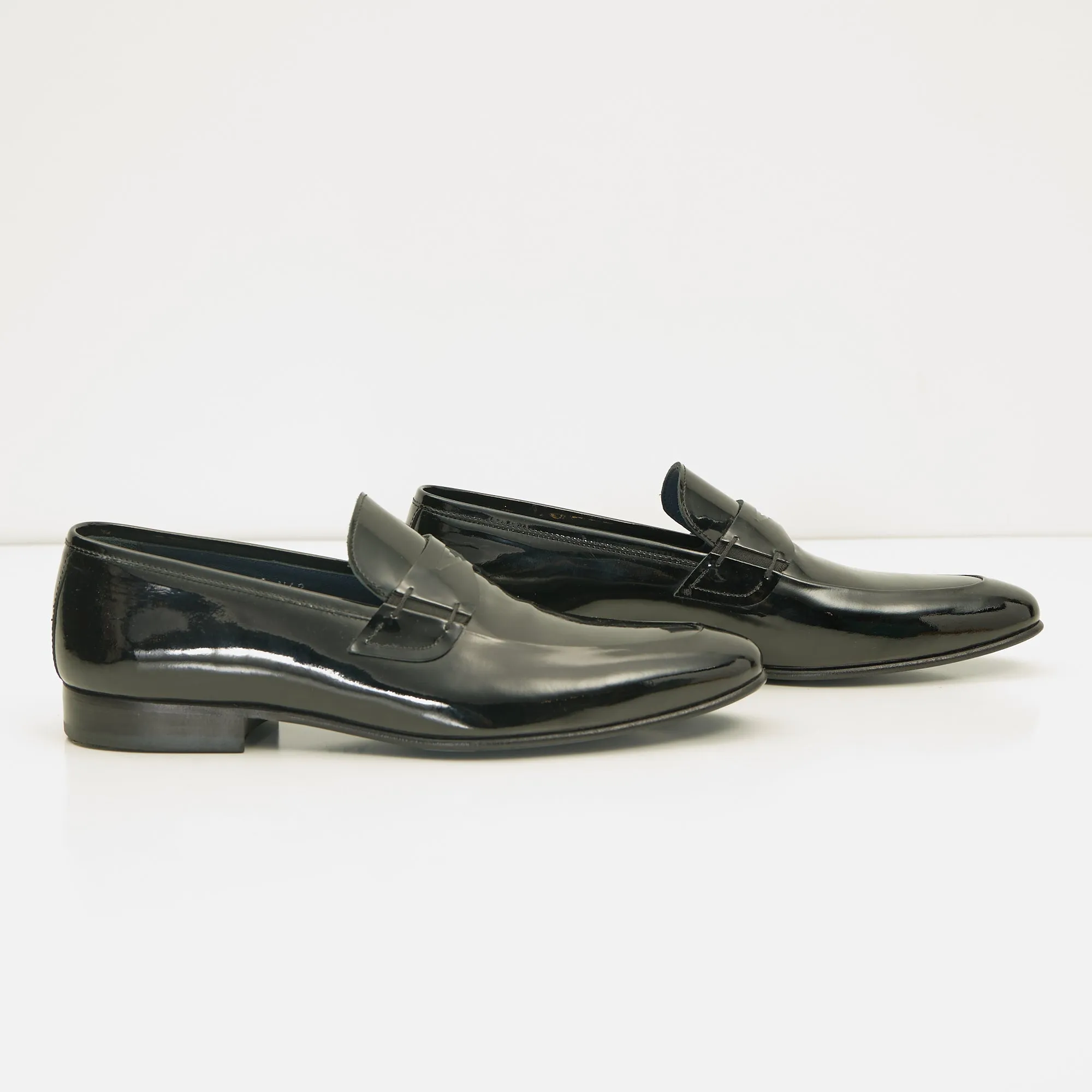 Tuxedo Patent Loafer - Black
