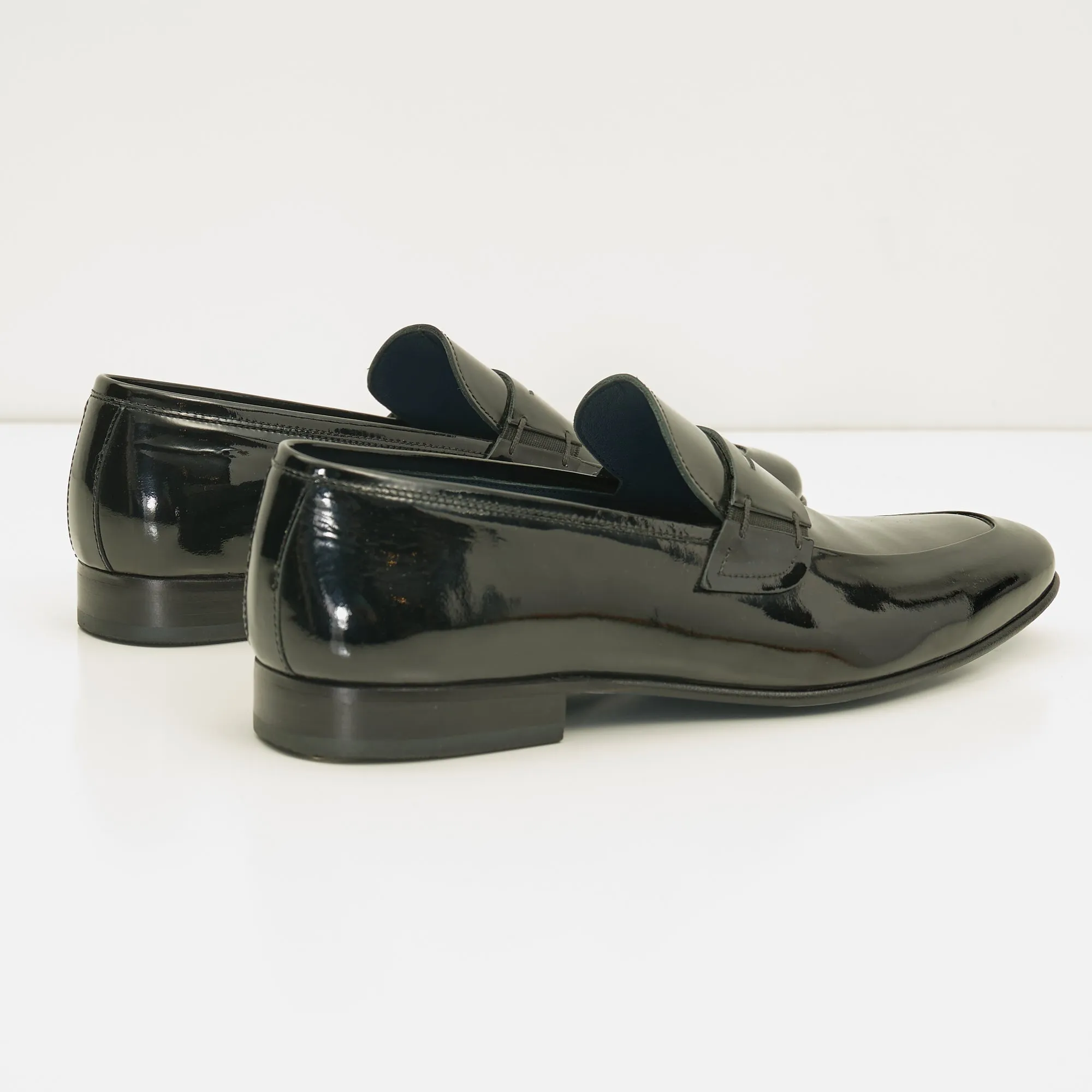 Tuxedo Patent Loafer - Black