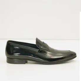 Tuxedo Patent Loafer - Black
